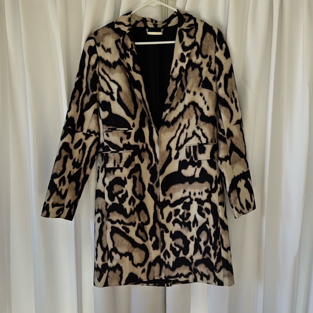 Diane Von Furstenberg wool coat sz 6